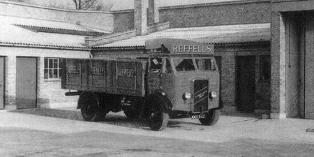 ERF lorry in later livery